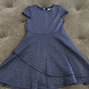 Little angels navy dress size 4 NWT